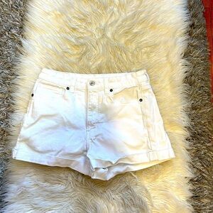White mom Shorts
